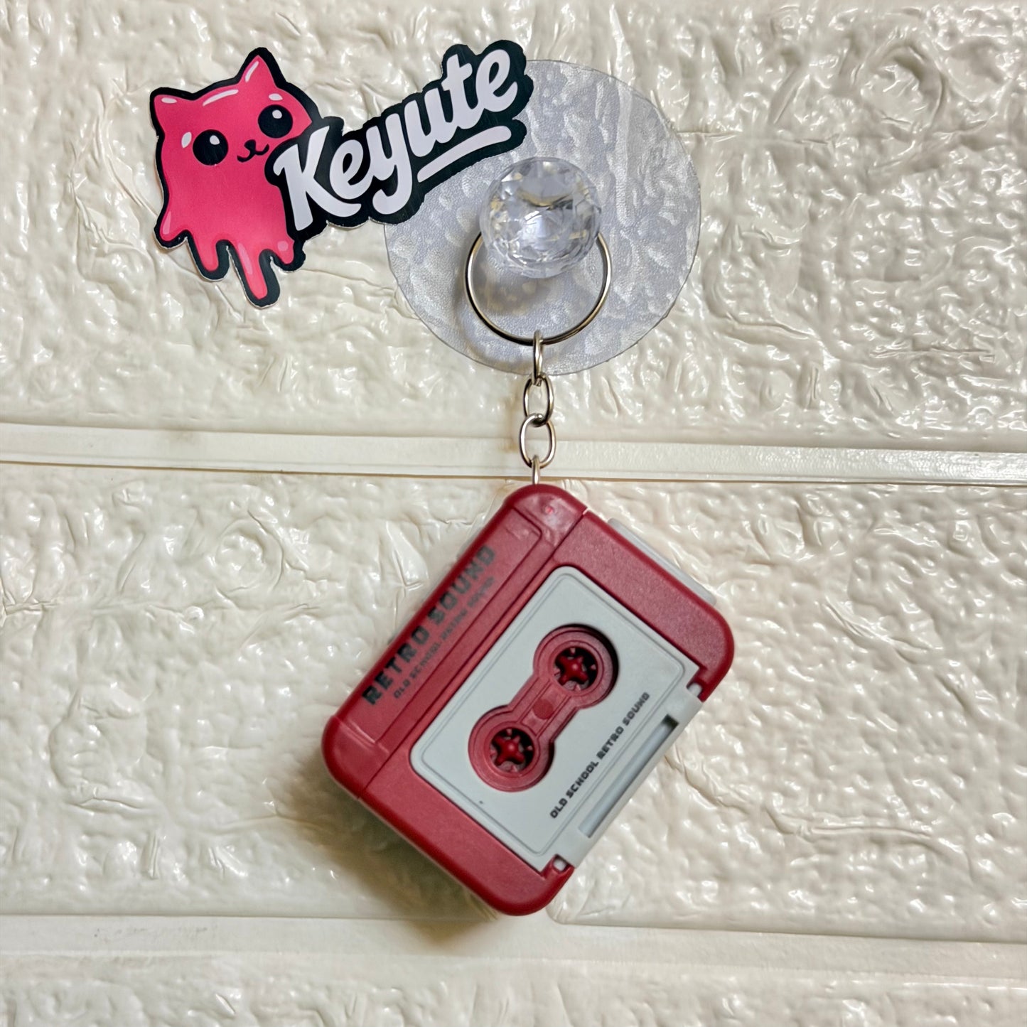 Voice Recorder Retro Radio Keychain