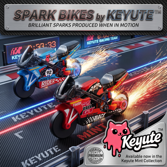 Sparkling Bike Keychain