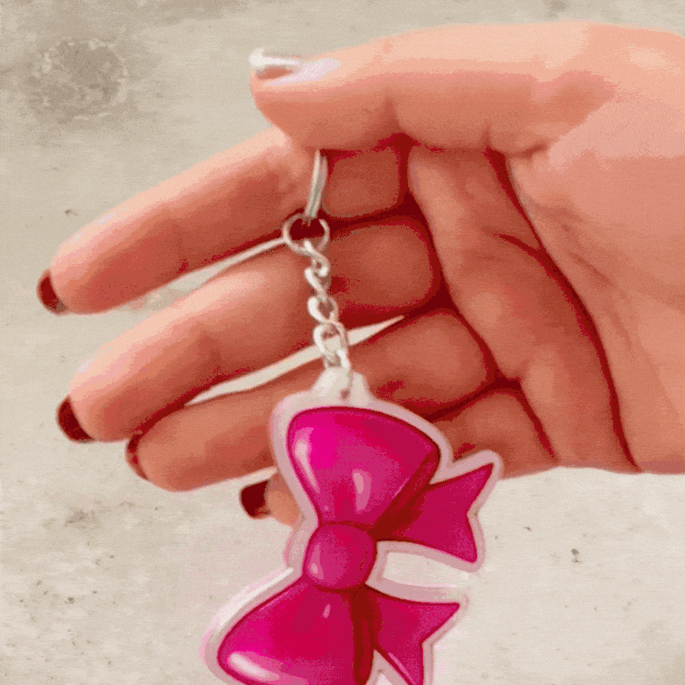 Pookie 🎀 Bow Keychain