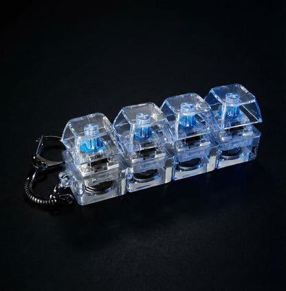 Fidget Keyboard Light Keychain
