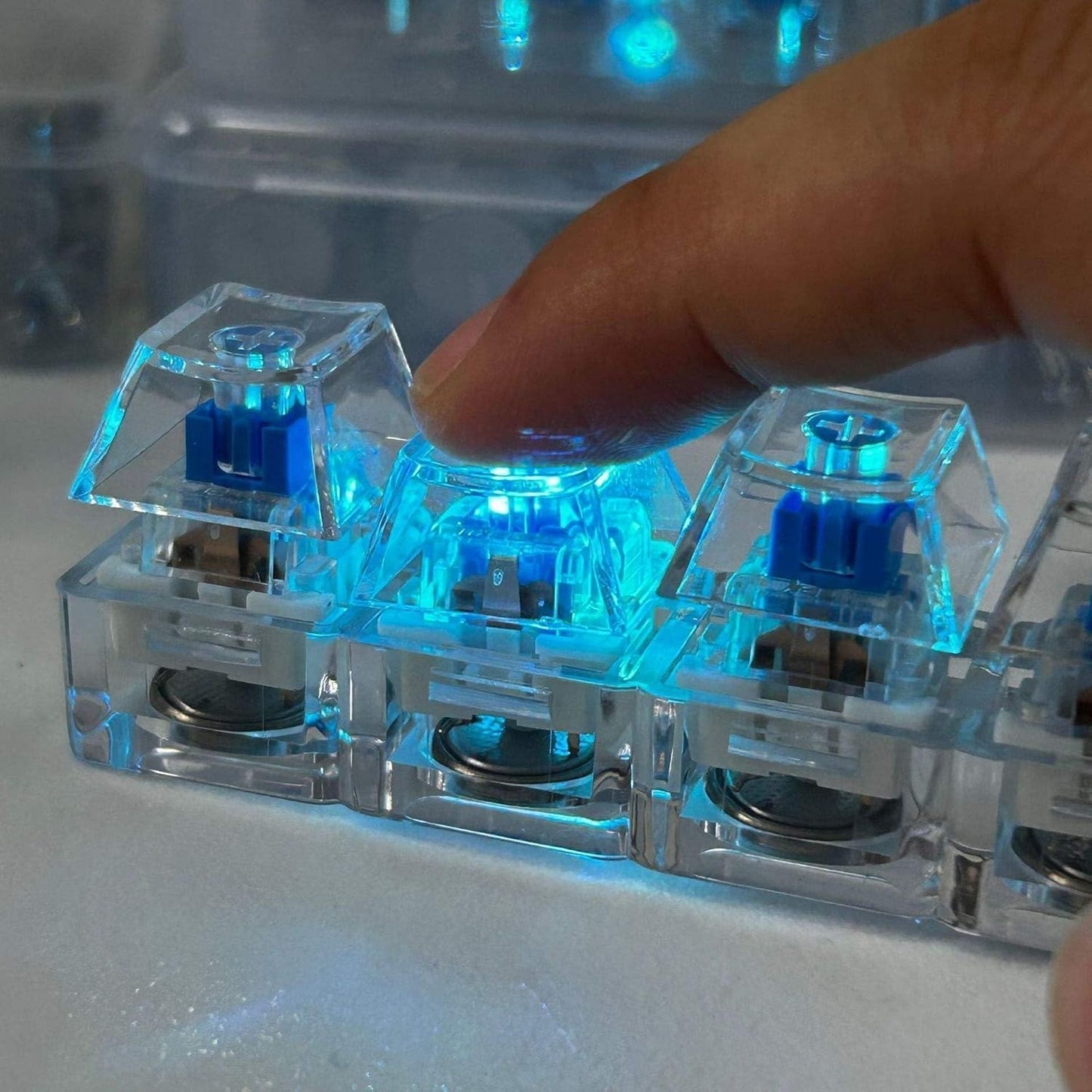 Fidget Keyboard Light Keychain