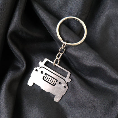 Jeep Metal Keychain