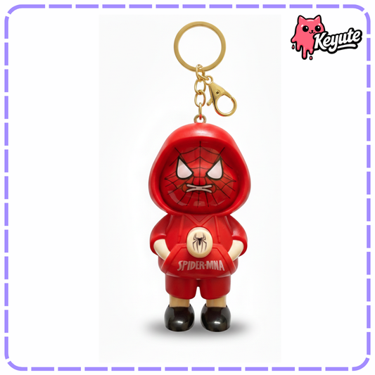Spiderman Face Changing Keychain