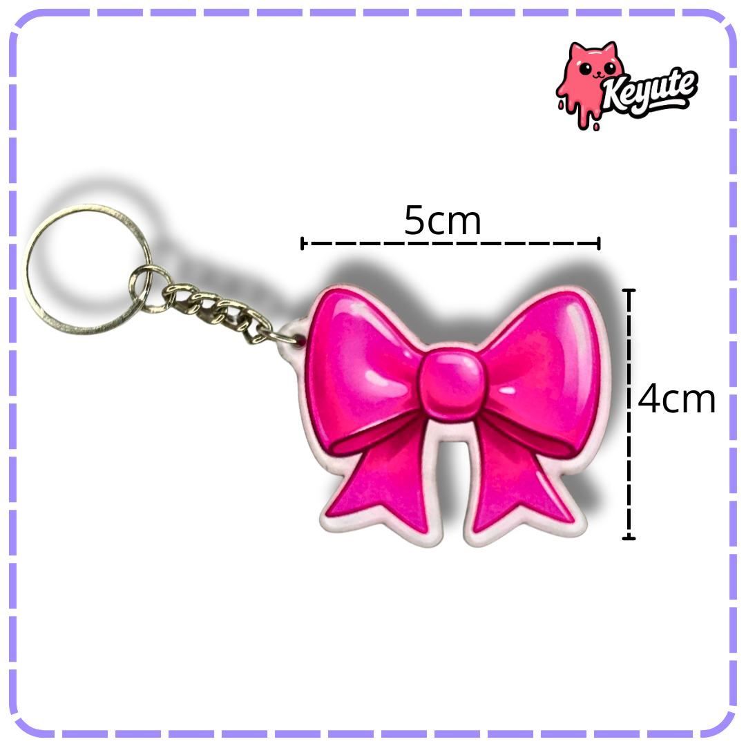 Pookie 🎀 Bow Keychain