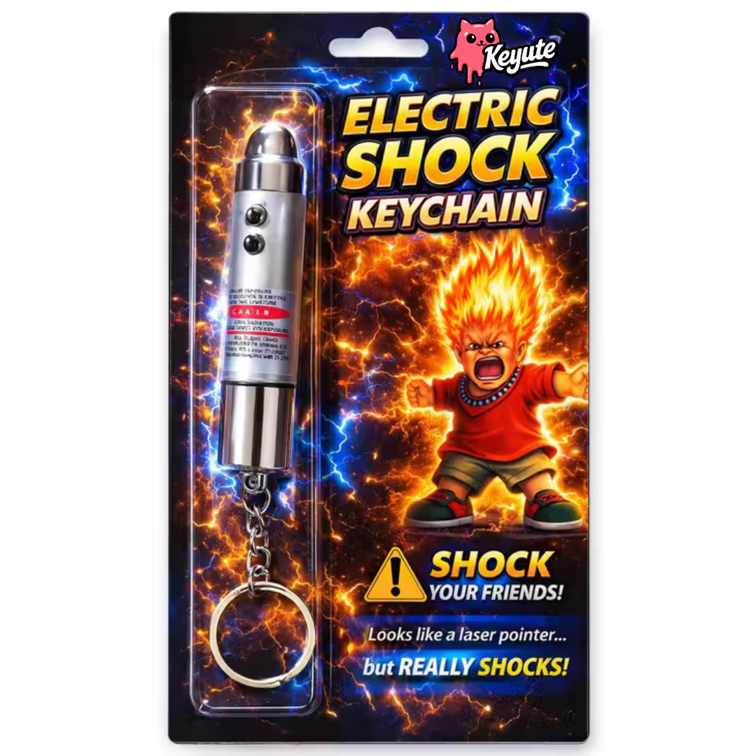 Shock Laser light Keychain