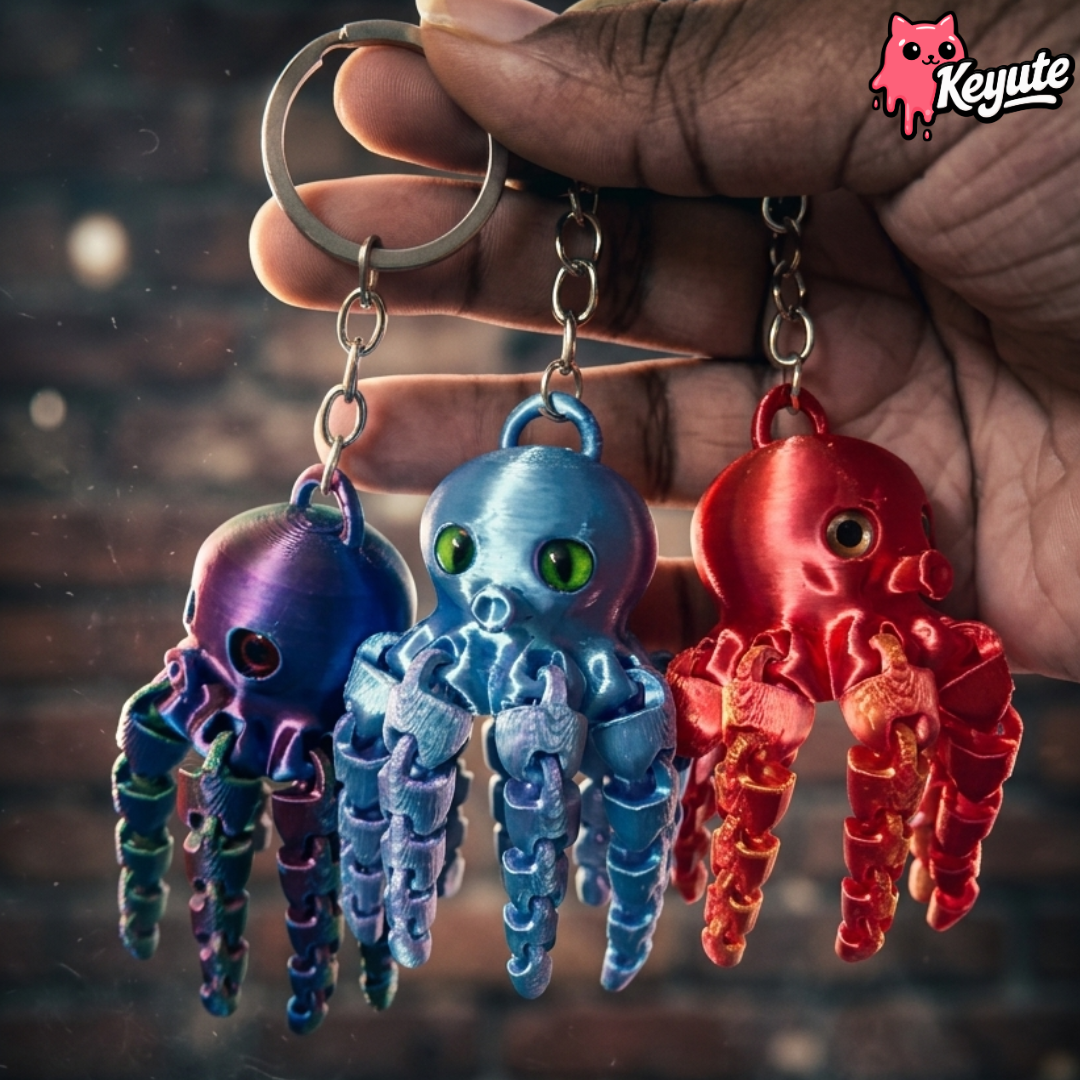 Octopus Keychain Mix