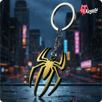 Spider Keychain Metal